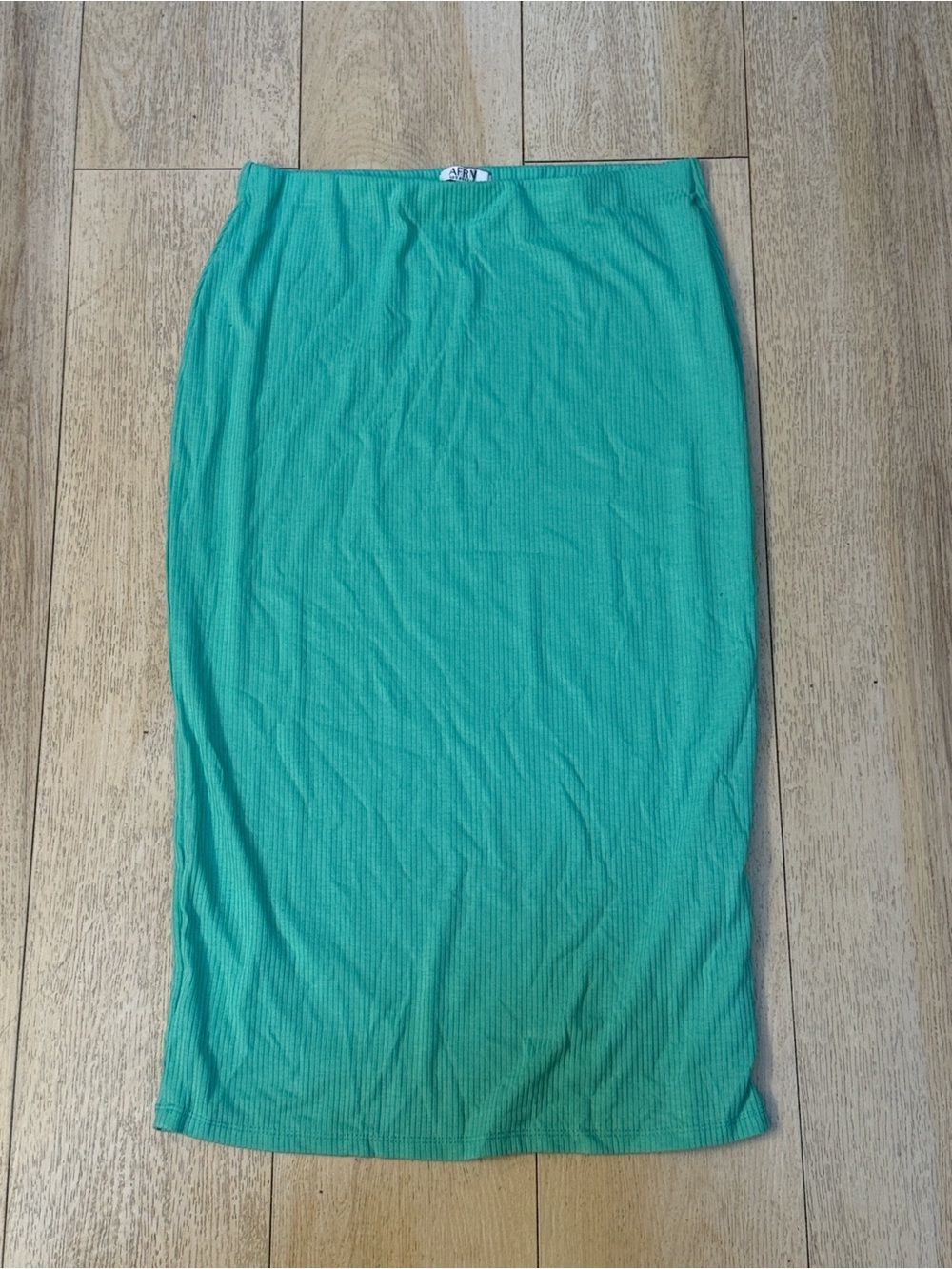 AFRM Teal Pencil Skirt Women’s Medium NWT - Picture 3 of 3